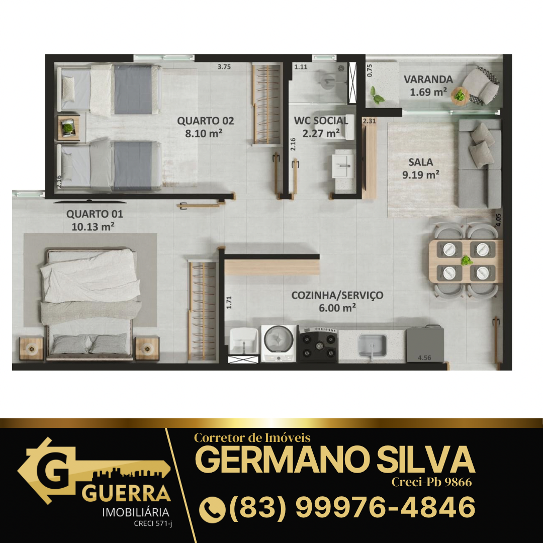 Apartamento com possibilidade  de ENTRADA ZERO - Foto 5 de 8